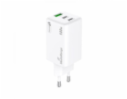 MediaRange Nabíjecí zařízení 100W 3portové 2x USB-C u. 1x USB-A, bílé