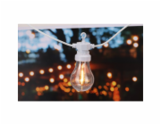 ProGarden ZAHRADNÍ GIRLANDA PÁRTY SVĚTLO 20LED A60 BÍLÝ KABEL