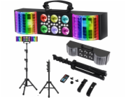 Dálkový ovladač LIGHT4ME MAGIC BAR 3 RGBW 3v1 s více světelným efektem par derby bílým stroboskopem