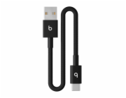 Apple Beats USB-A do USB-C Woven Short Cable (20 cm) - Bolt Black