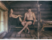 Lopatka do sauny RENTO, Tmavý bambus