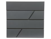 HAUSHALT Poštovní schránka Haushalt PW-612-6, šedá, 10,5 x 37,1 x 36,2 cm
