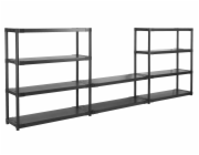 GROSFILLEX Odkládací police Grosfillex Workline 3, 135x40x175cm60kg