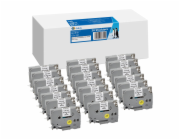20x G&amp;G Label Tape 9mmx8m B/W  compatible with Brother TZe-221