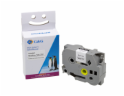G&amp;G Label Tape 24mmx8m B/W  compatible with Brother TZe-251