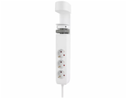 Neomounts Stolní proužek DS22-840WH6 230/USB/USB-C bílý