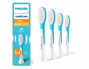Philips Nový! Hlavice zubního kartáčku Sonicare for Kids 4 ks 7+ let HX6044/90