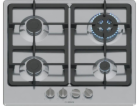 Bosch Plynová varná deska PGH6B5K90