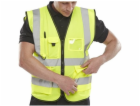 BEESWIFT Reflexní vesta pro manažery, velikost XXL, žlutá