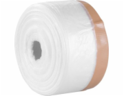 Fólia krycia Strend Pro, 550 mm, L-30 m, PE, maliarska, s látkovou lepiacou páskou, zakrývacia na po