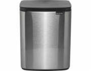 Brabantia BO Trash Bin 12 Liter  Matte Steel Fingerprint Proof