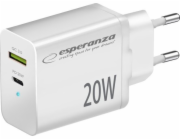 Esperanza EZC105W Síťová nabíječka 20W Bílá