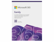 Microsoft 365 Family FY25H2 Mac/Win, 1 Rok, Eng