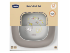 Chicco -1600235-SADA 2 TALÍŘŮ ŠEDÁ 12M+