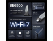 TP-Link Archer TBE400UH WiFi7 USB adapter (BE6500,2,4GHz/5GHz/6GHz,USB3.0)