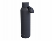 Quokka Solid s popruhem - termoláhev z nerezové oceli 630 ml s popruhem (břidlicová)