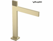 Valvex 2417970 / / VARSO / WASHBASE FACTER. 1-OTEVŘENÝ VYSOKÝ BEZ KORKU KARTÁČOVANÝ ZLATÝ /
