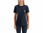 Carhartt Pracovní tričko Carhartt WK87 s kapsou v tmavě m...