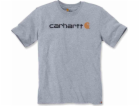 Carhartt Tričko Carhartt Core Logo šedé