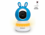 EVOLVEO Baby Monitor LUX- Chytrá 360° videochůvička s nočním viděním, detekcí pláče a pohybu, modrá