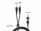 CONNECT IT Nabíjecí kabel Wirez 4v1, USB-C/USB, Lightning...