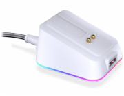 ENDORFY Mouse Dock White, für LIV Wireless, LIV Plus Wireless (weiß, Kabel 1,8 Meter)