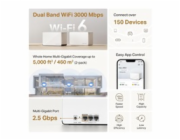 MERCUSYS Halo H85X(2-pack) WiFi6 Mesh (AX3000,2,4GHz/5GHz,1x2,5GbELAN/WAN,2xGbELAN/WAN)