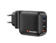 Verbatim Mini GaN Charger 100W  3Port US/EU/UK ADP         32230