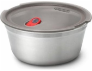 Black & Blum Obědový box/kulatá ocelová nádoba L 950 ml. / ČERNÁ+MODRA