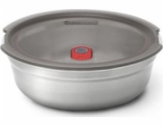 Black & Blum Obědový box/kulatá ocelová nádoba S 650 ml. / ČERNÁ+MODRA