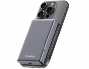 CANYON Power Bank PB-510, 10000 mAh, Magsafe wireless, 20W, Dark grey