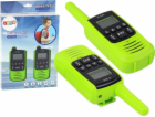 LeanToys Vysílačky Green Range 3km komunikační zařízení