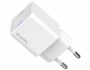 COLORWAY 1x USB-C/ síťová nabíječka/ GaN/ PD/ PPS/ 25W/ Včetně 100cm kabelu/ Bílá