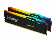 Kingston FURY Beast EXPO/DDR5/64GB/5200MHz/CL40/2x32GB/RGB/Black