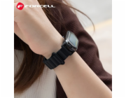 ForCell Řemínek pro Mi Band 8 Xiaomi F-Design FX8 s přezkou ze silikonu, černý