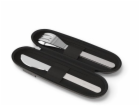 Monbento Sada cestovních příborů MB-Slim Nest Black
