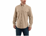 Adidas Tmavě hnědá košile Carhartt Midweight Chambray