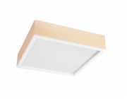 Lamkur Stropní svítidlo Oak Square 49069 4x15W E27 borovice/bílá