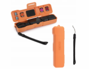 SunnyLife Kryt a přepravní pouzdro pro DJI Osmo Pocket 3 + příslušenství / Op3-k981-c / Oranžový