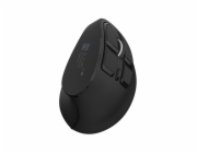 Vertikální bezdrátová myš Natec EUPHONIE PRO/Vertikální/Blue Sense/Pro praváky/4 000 DPI/USB+BT/Čern