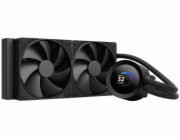 NZXT vodní chladič Kraken 240 / 2x120mm fan / 4-pin PWM / LCD disp. / 6 let
