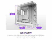 NZXT H9 Flow  (weiß (matt), Tempered Glass x 2)