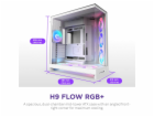 NZXT skříň H9 Flow RGB+ dvoukomorová ATX / 2x140 mm RGB f...