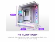 NZXT H9 Flow RGB+ Midi Tower Bílá
