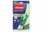 Vileda Dermo Plus „L“ rukavice Zelená Bavlna, Nitril
