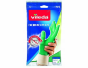 Vileda Dermo Plus „M“ rukavice Zelená Bavlna, Nitril