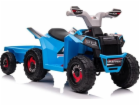 Lean Cars XMX630T Modrá bateriová čtyřkolka s přívěsem