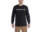 Carhartt Tričko Carhartt EMEA Signature Graphic L/S černé
