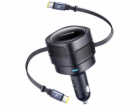 Baseus Enjoyment Max nabíječka do auta s kabely USB-C+USB...