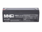 Baterie MHPower MS2.3-12 VRLA AGM 12V/2,3Ah, F1 